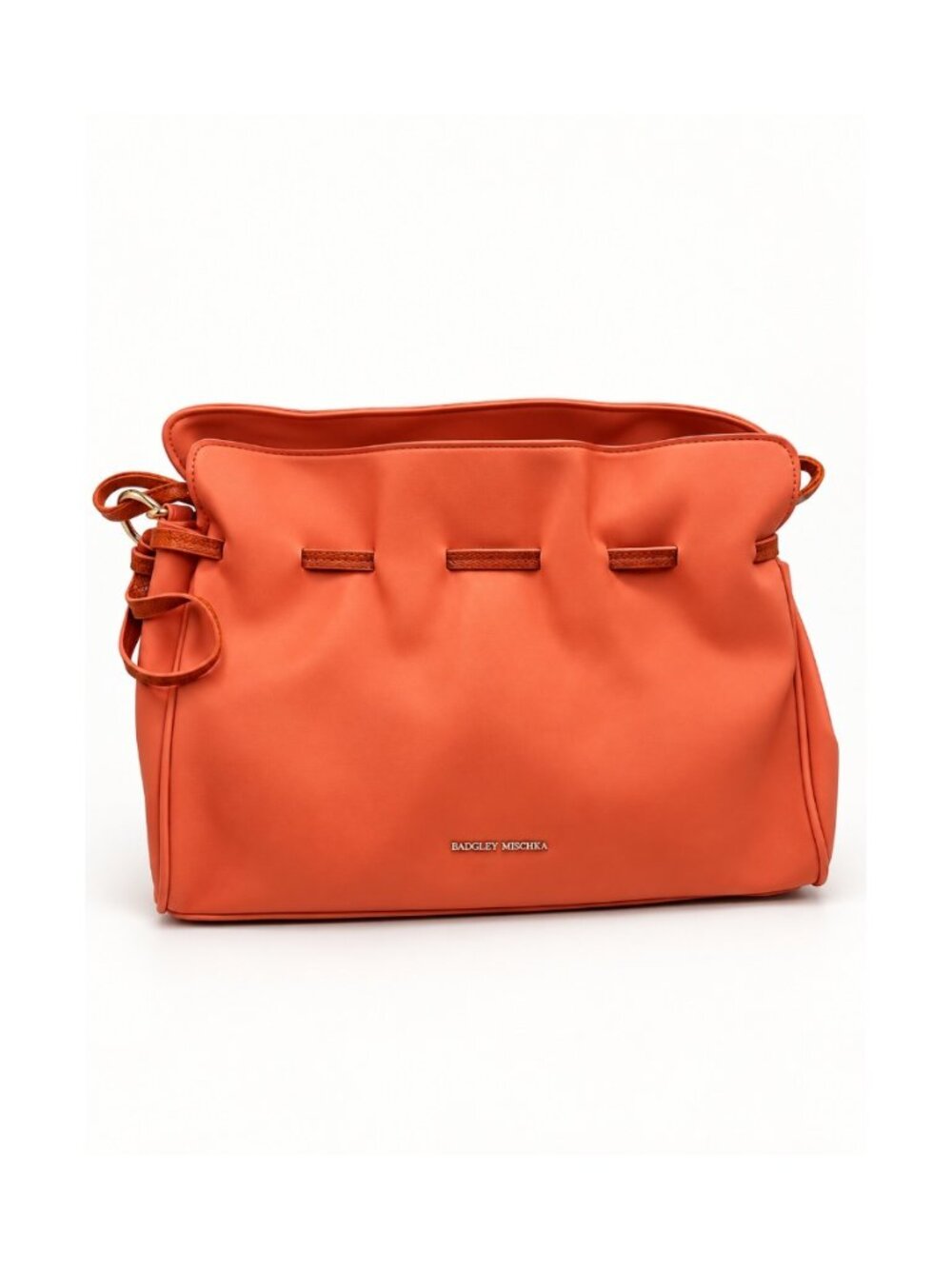 Badgley Mischka BMH-501 Coral Snake Accent Drawstring Handbag